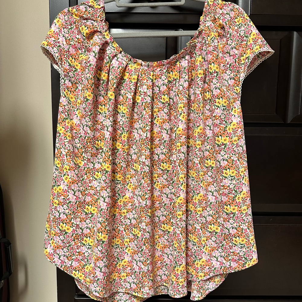 Women's LC Lauren Conrad Pleated Scoopneck Top